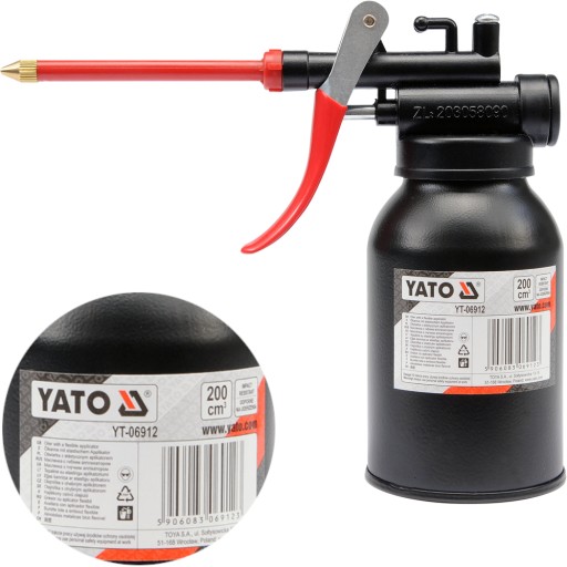 YATO OLEJNÍK S APLIKÁTOROM, OCELOVÁ NÁDRŽKA, 200 ml