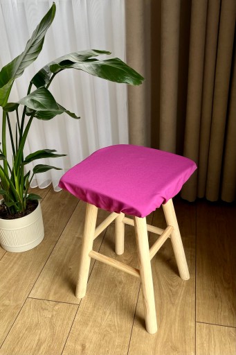 Štvorcový vankúš na taburetku 30x30 FUCHSIA