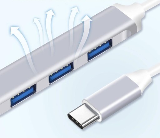 ADAPTÉR SPLITTER SPLITTER TYP C 4 x USB 3.0