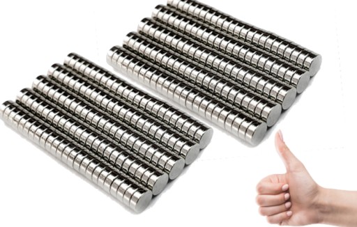 SILNÝ VALEC NEODYMIOVÝ MAGNET 4X3 MM N42 20KS.