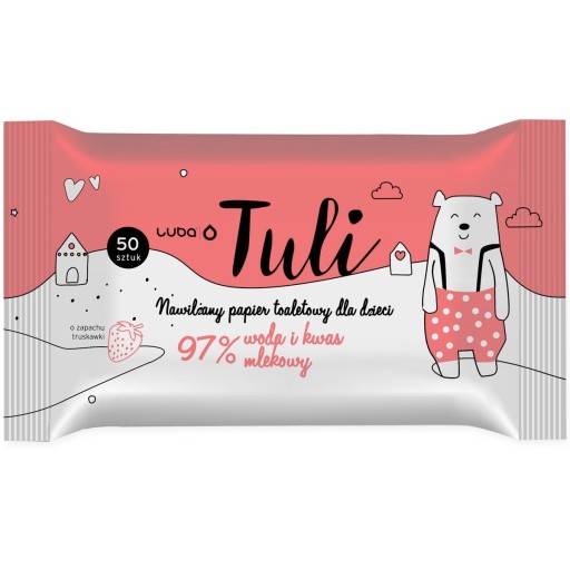 Luba Tuli Jahoda vlhčený toaletný papier