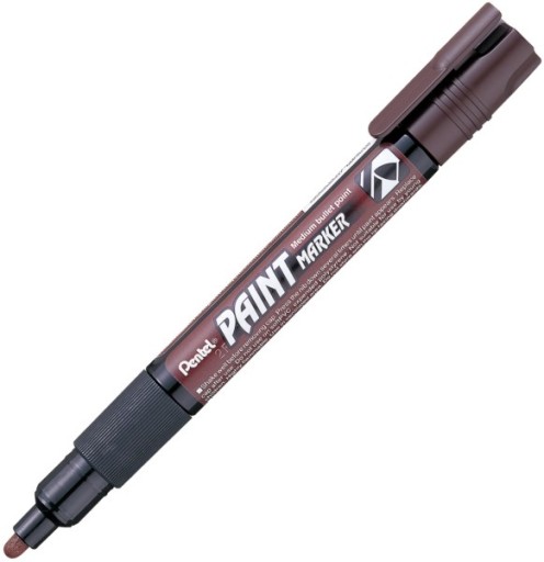 PENTEL MMP20 olejový popisovač 2,5mm hnedý