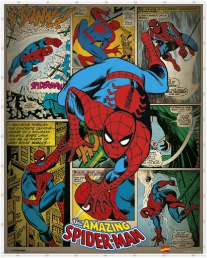 Plagát Marvel Comics Spiderman pre chlapca 40x50cm