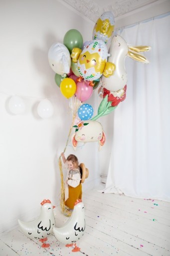 Fóliový balón Kurka Kura Kura Kura Veľká noc 48 x 60 cm