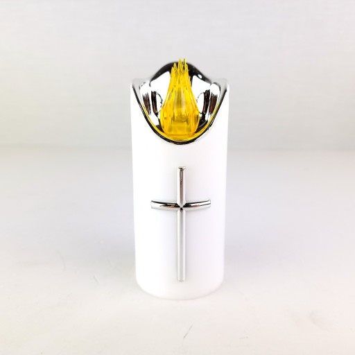 VEĽKÁ LED VLOŽKA DO SVIEČKY NA NAPÁJANIE BATÉRIOU 12,5cm PRE GRANES VLOŽKY DO SVIEČKY