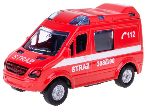 HASIČSKÁ KOVOVÁ DODÁVKA S POHONOM NOVINKA!!!