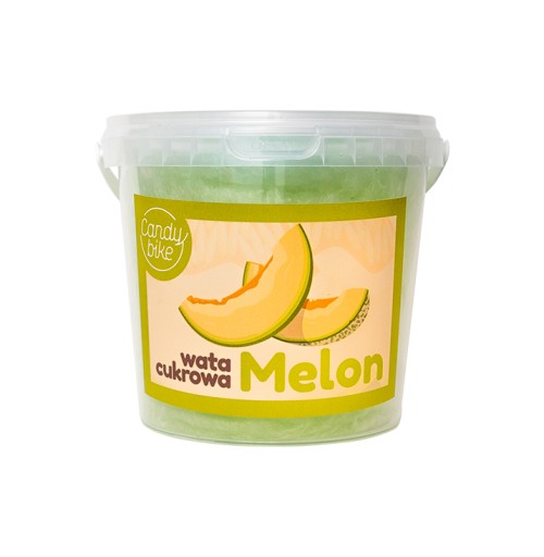 Cukrová vata vo vedierku s príchuťou MELÓN 1L