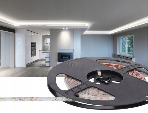 LED pásik studená farba 60 LED IP63 12V SMD2835 4,8W