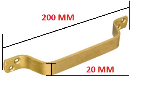 UNIVERZÁLNA RÚČKA 200X20X4 MM | JEDNODUCHÝ