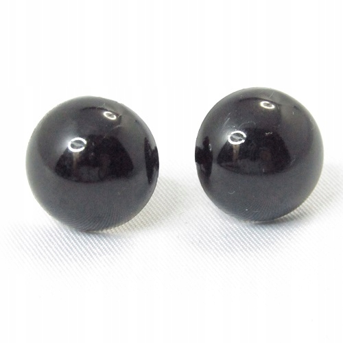Oči bezpečné pre hračky * 2 páry * 12 mm * čierna