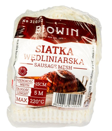 Sieťovina na pečenie a údenie 15 cm x 5 m