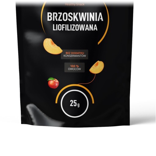 Mrazom sušená broskyňa 100% plátky 25g HiFOOD