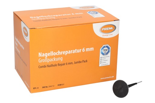 Čep kolíky na opravu pneumatík 6 mm PREMA 2 ks