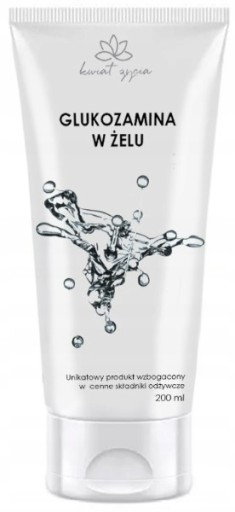 Glukozamínový gél 200 ml Kvet života na masáž