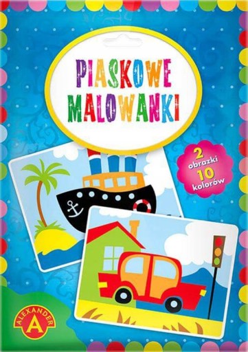 STRÁNKY PIESKOVÉ MAĽOVANIE LOĎ A AUTO AUTO 6+