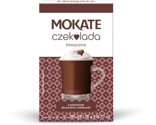 Mokate klasický čokoládový nápoj 8 vrecúšok