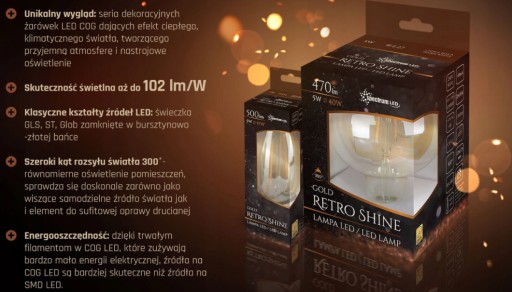 Retro LED žiarovka T30, trubica E-27, 2W teplá biela