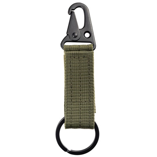 Jazvec Outdoor Paracord Karabína Kľúčenka - olivová