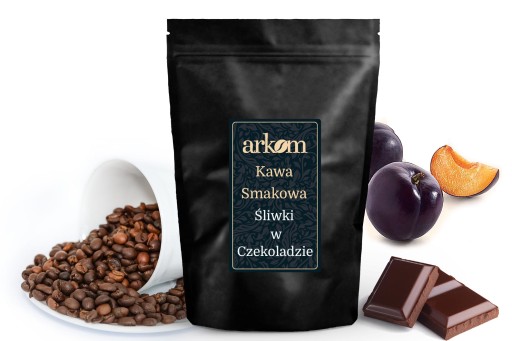 Káva ochutená - Slivky v čokoláde 50g