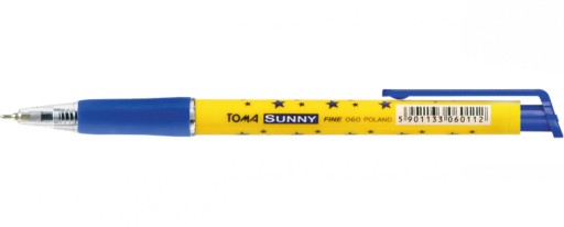TOMA SUNNY FINE 060 AUTOMATICKÉ GULIČKOVÉ PERO S HVIEZDAMI MODRÁ SADA 10-tich