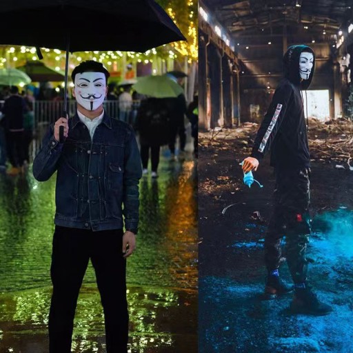 ANONYMNÁ VENDETTA MASKA STOP ACTA KARNEVAL