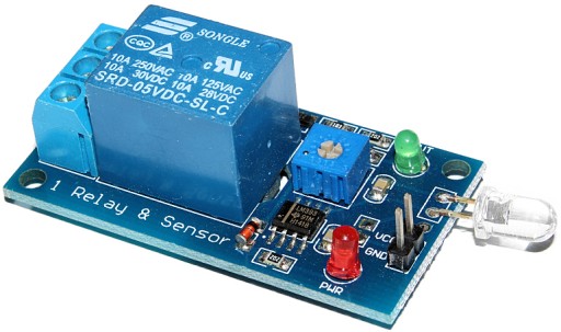 Reléový modul svetelného senzora Fotorezistor 5V
