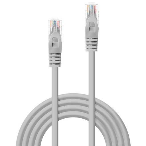 LINDY 48362 CAT5E U/UTP 1M sivá