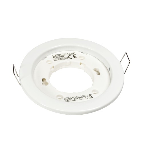 GX53 LED okrúhle halogénové stropné svietidlo, BIELE