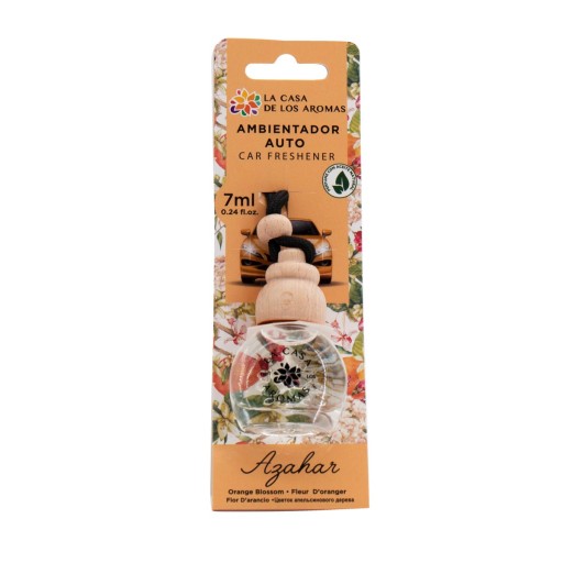 LA CASA DE LOS AROMAS CAR Vôňa do auta v skle POMERANČOVÝ KVET 7 ml