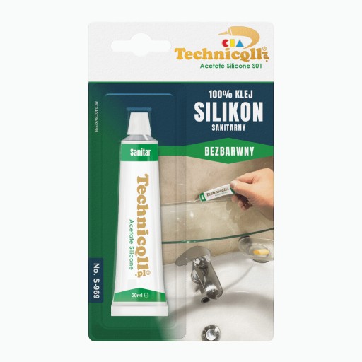 TECHNICQLL SANITÁRNY SILIKÓN, ČÍRY 20ml