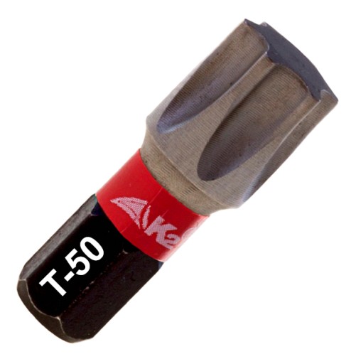 Nárazový hrot bitu pre skrutkovač K2 Impact TX50 TORX T-50 S2 25mm