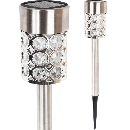 SOLÁRNA ZÁHRADNÁ LAMPA viacfarebný LED stĺp