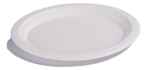 EKO TANIER Papierová drť z cukrovej trstiny, BIELA, priemer 23 cm, 50 ks.