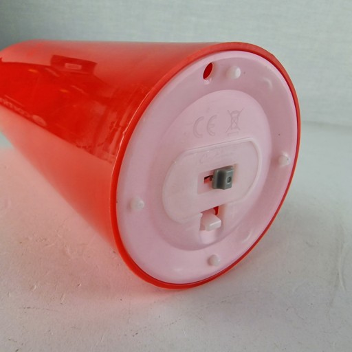 SVIEČKA LED VLOŽKA SVIEČKY PRE GRATÉNOVÉ BATÉRIE S POHYBLIVÝM PLAMEŇOM 17cm ČERVENÁ