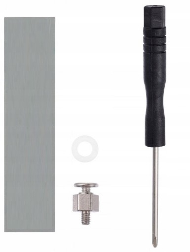Skrutka pre M.2 SSD disk, vzdialenosť 2,5mm + Thermopad + skrutkovač