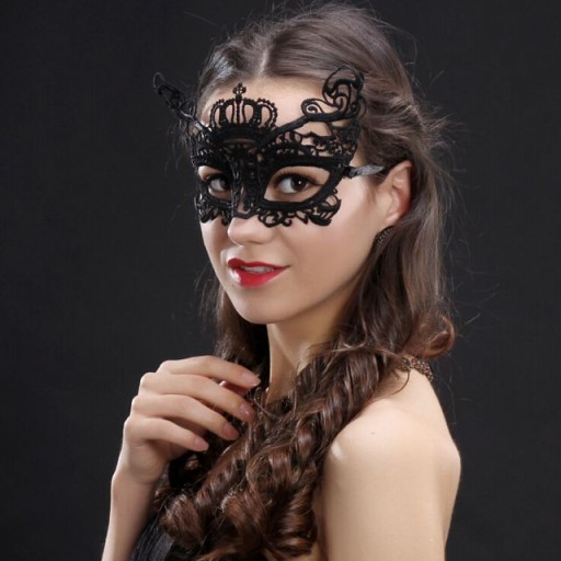 Čipková maska na oči SEXY_CORONA_bachelorette party, ples