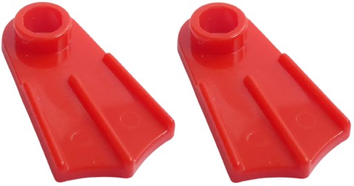 LEGO príslušenstvo – Červená plutva (2599/6172939) x2
