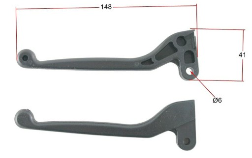 simson Páčka spojky a brzdy na riadidlách HANDLE pre Simson S51 SR50
