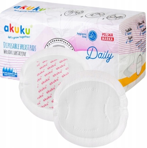 AKUKU savé gélové vložky na dojčenie 60 ks