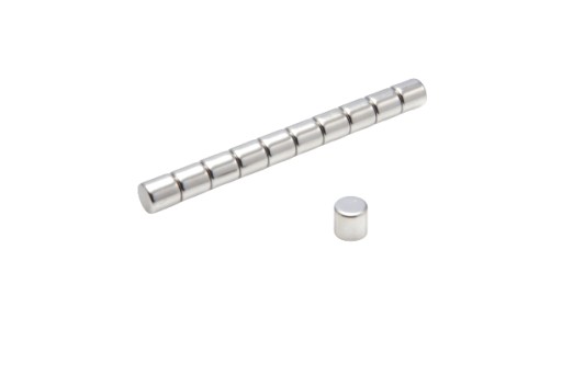Neodymový valcový magnet MW 6x6 mm N38 10 ks.