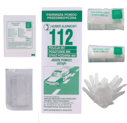Plastová mini lekárnička DIN13167
