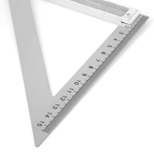 PRAVIDLO UHLOVÉ ŠTVORCOVÉ ŠTVORCOVÉ 150mm PRAVÝ UHOL KOV
