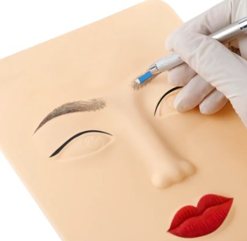 Pleť na učenie permanentného make-upu 3D Prima Derma face