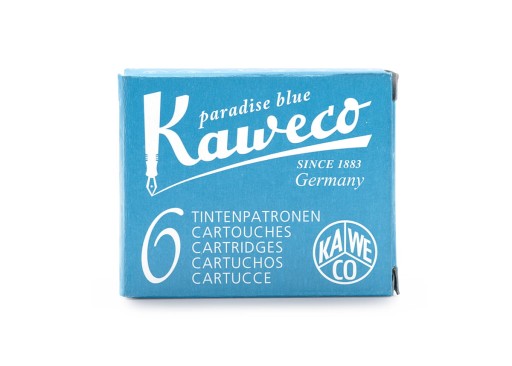Kazety Kaweco Paradise Blue 6 ks.