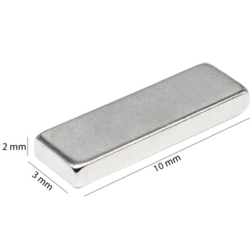 SILNÝ NEODYMOVÝ TANIEROVÝ MAGNET 10 ks