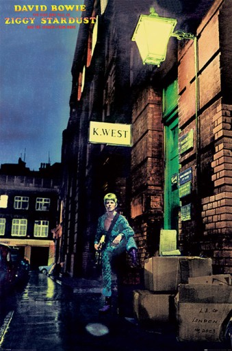 David Bowie Ziggy Stardust hudobný plagát na stenu plagáty 61x91,5 cm