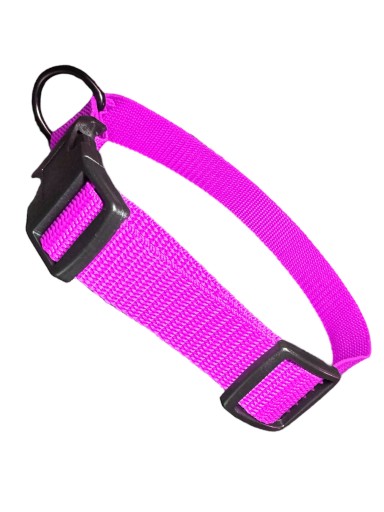 VYSTUŽENÝ MATERIÁLOVÝ GOLIER PRE VEĽKÉHO PSA, RUŽOVÝ, SILNÝ, XL