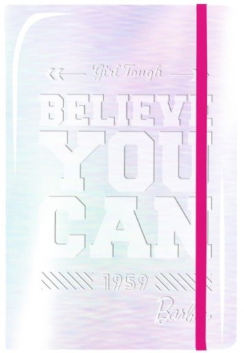 PASO Holografický zápisník BAF-3680 Barbie Believe