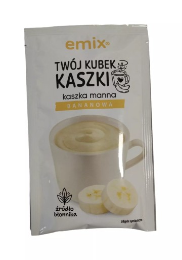 Krupicová kaša s príchuťou Banán 48g