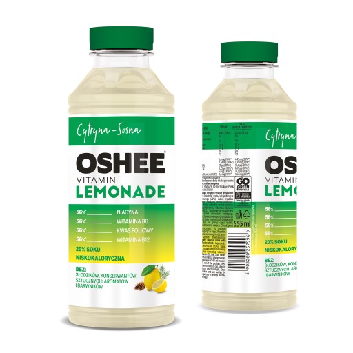 Oshee Vitamín Limonáda Lemon-Pine 555 ml x6